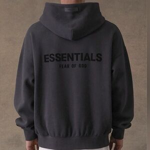NEW Essentials Fear of God Hoodie Stretch Limo 2022